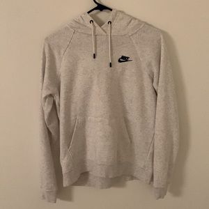 White Nike hoodie